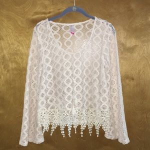 Lace Cream Top